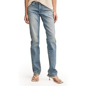 Women's Mid Rise Straight Leg Jeans 100% Cotton Easy Care